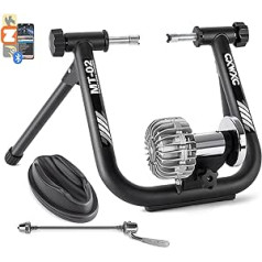 CXWXC Roller Trainer Velosipēdu Bezvadu Bluetooth vai ANT saderīgs ar Zwift App Fluid Bicycle Roller Trainer iekštelpām paredzēts 26-29 collu vai 700c riteņu rullīšu trenažieris šosejas velosipēdu salokāms vieds trenažieris