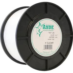 ANDE A1-25C Premium Monopavediens, 0,5 kg spole, 11,3 kg pārbaudīts, caurspīdīga apdare