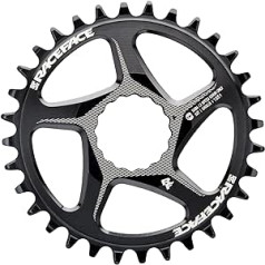 RACE FACE unisex — pieaugušajiem paredzēts Shimano 12 V ķēdes gredzens — 34 zobi — melns, nero, viens