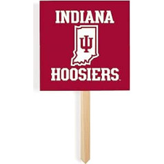 P. Graham Dunn Indiana University Hoosiers logotips 7x7 priedes koka pagalma zīme ar mietu