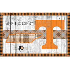 Rico Industries NCAA Tennessee Volunteers This is Volunteers Country Holzschild, 27,9 x 48,3 cm