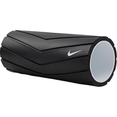 Nike Unisex — Adult Recovery Foam Roller 13 collas/33 cm putu rullītis, melns/balts/balts, 33 cm