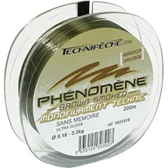 Technipeche Phenomene Nylon Monofilament Fishing Line Brown Smoked Brown Size:0,40/300 m