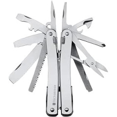 Victorinox Swiss Tool daudzfunkcionāls instruments (28 funkcijas, turētājs, ļoti izturīgs), pelēks