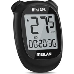 MEILAN M3 Mini GPS velodators, bezvadu velosipēda odometra un spidometra velodators IPX5 ūdensizturīgs velodators ar LCD displeju āra vīriešiem sievietēm, pusaudžiem.