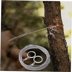 Vielseitige Drahts für Holz und überleben – Taschenwerkzeug aus Edelstahl mit flexibler Kette, für die Jagd, Camping und Notflle – kompakte Handkettens +-Camping-Seils-size1