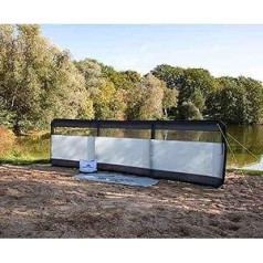 Reimo Tent Technology Camping Vēja aizsardzība Privātuma ekrāns Piepūšamais Hoge Air 480 x 140 cm 3 daļas, ieskaitot sūkni