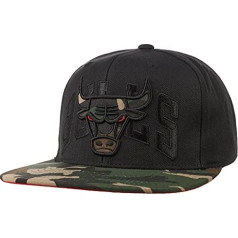 Mitchell & Ness BH7AF0 Chicago Bulls Cap Black Camo