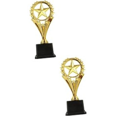 ifundom 2gab Spēles trofeju rotaļu komplekts bērniem Futbola trofejas bērniem Trofejas bērniem Mini Star Trophy Awards Svinības Uzvarēšanas balvas Props Trophy Cup