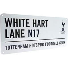 Tottenham Hotspur FC Street Sign White Hard Lane One Size White Black