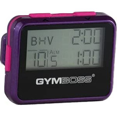 Gymboss intervāla taimeris un hronometrs PURPLE/PINK METALLIC augsti spīdīgs