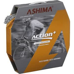 ASHIMA unisex pieaugušo kaste 100 GAB Campagnolo pārslēgšanas vads 1,1 x 2100 mm kabelis, melns, ONE izmērs