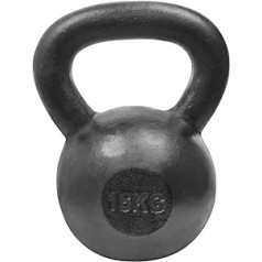 LIFEFIT Tērauda Kettlebells Melns 16kg