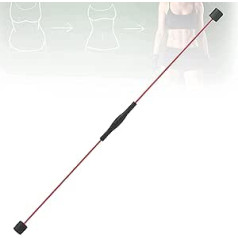 Pilates stieņa pārnēsājams jogas nūja sporta šūpošanās stienis pieaugušajiem, noņemams šūpošanās stienis, noņemams 160 cm vibrējošs fitnesa stienis, elastīgs korpusa augstas frekvences treniņu stienis ar stiklšķiedru Pilates, jogai