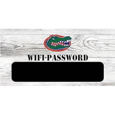 NCAA Floridas Gators Unisex Floridas universitāte WiFi paroles parakstu komandas krāsa 6x12