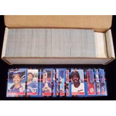 1988 Donruss handgesammeltes komplettes 660-Kartenset und Puzzle