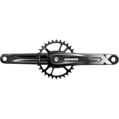 Sram Unisex — Adult Sx Eagle Power Spline Crankset Black 32 zobu