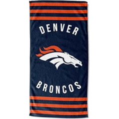 Ziemeļrietumu NFL Denveras Broncos unisex pieaugušo pludmales dvielis, 30