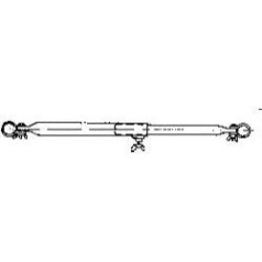 Piper 30754 Roof Support Bar Steel 22 mm 35-50 cm