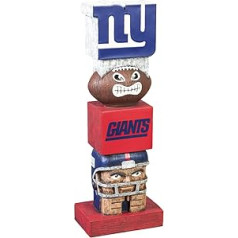 Evergreen Enterprises NFL Ņujorkas milži Tiki Totem Stata statuja Totem Post Futbols