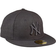 New Era MLB Basic NY Yankees 59 Fifty Fitted Adult beisbola cepure, melna, 54