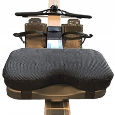Fitness irklavimo sėdynės pagalvėlė Patogi sėdynės pagalvėlė, skirta Concept2 WaterRower vidaus irklavimo mašinos sėdynės padas yra neslystantis, atsparus prakaitui, patvarus sulankstomas ortopedinis