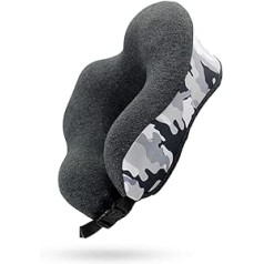 BANGSUN 1 x Travel Pillow Memory Foam U formas kakla zoda atbalsts ceļojumiem