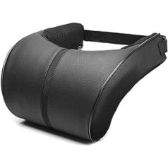 DANDELG Adjustable Car Neck Pillow Leather Neck Pillow