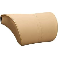DANDELG Car Leather Headrest Cushion Pad Car Neck Supports Protect Pillow Headrest Accessories Neck Pillow