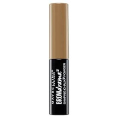 Maybelline Brow Drama Shaping Chalk Powder Nr.100 Blonds, samtains uzacu pūderis dabīgām, uzkrītošām uzacīm ar maigām kontūrām