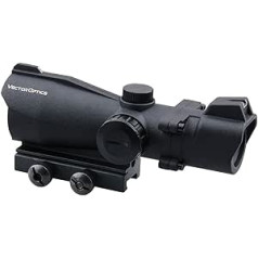 Vector Optics SCRD-03 Condor 2x42 sarkanu punktu vizieris sportam, airsoftam un medībām, gaisa šautene, mērķa vizieris, atstarojošais aizsargs, sarkans punkts mērķēšanai