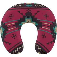 HABXNJF Memory Foam U Shaped Travel Neck Pillow Indianer Reisekissen Nackenkissen für Reisen Auto Büro