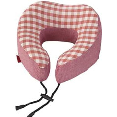 SMSOM Travel Pillow atmiņas putu galvas atbalsts Ērts kakla spilvens Viegls ceļojumu spilvens lidmašīnām, automašīnai, vilcienam, autobusam un mājām, zils (krāsa: rozā)