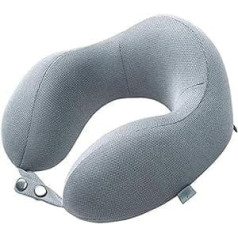 TEmkin Travel Pillow - kakla spilvens, ērts un elpojošs pārvalks, mazgājams pārvalks, Memory Foam kakla spilvens, lidmašīnas ceļojumu komplekts, mīksts un ērts kakla spilvens