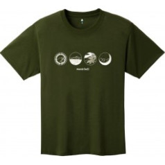 Krekls WICKRON T-Shirt MOUNTAIN SCENES XL Dark Green