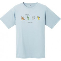 Krekls WICKRON T-Shirt W SCROLS OF CAMPING ANIMALS XL Light Blue