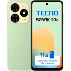 Tecno Viedtālrunis spark 20c bg7n 128+8 zaļš