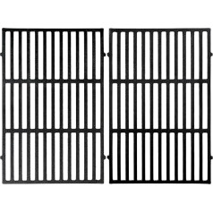 BBQ-Toro Cast Iron Cooking Grate (Pack of 2) | Cast Iron Grate, Replacement Grate, Grill Grill Set | Grill Accessories, Replacement Part, 2 Pieces Grill Attachment | Accessories for BBQ, Gas Grill,