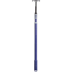 Amazon Basics - Leaf Rake with Wide Tines and Telescopic Handle