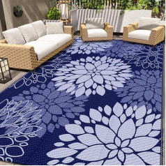 LuxStep Outdoor-Teppich, 1,8 x 2,9 m, Blau