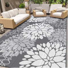 LuxStep Outdoor-Teppich, 1,8 x 2,9 m, Grau