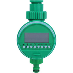 Watering Program Timer Automatic Watering Electronic Water Timer with Drop Regulator Fixed Mount Y Coupler with LCD Display Digital Watering