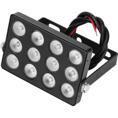 Fafeicy LED-Parkplatzleuchte, Parkplatzleuchte für den Außenbereich, 12 W, Kennzeichenerkennung, Überwachung, 85 Bis 365 V, Automatische Induktion, Weißes Licht