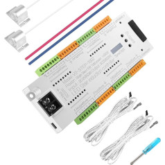 XIAOJUN LED kustības sensora gaismas sloksnes skala 32 kanāli, gaismas aptumšošana iekštelpu kustības nakts gaisma 12 V / 24 V elastīga LED gaisma T (balta)