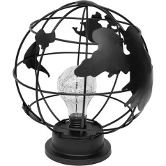 OSALADI Tischlampe World Globe Light Iron Leuchtetes Nachtlicht Kinder Antiquit?Ten Lampe für Wohnkultur Und Bürodesktop- Verzierungen Geburtstagsgeschenke Schreibtischaufsatz