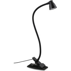 SOLUSTRE Clip galda lampa Salokāma grāmatu gaisma LED lampa LED Clip Light Laptop Stand Lamp uzlādējama galda lampa Galda lasāmvieta Student grīdas lampa USB