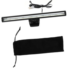 OSALADI Laptop-augenschutzlampe Led-computerlampe Dators Laptop Computermonitorlicht Einstellbare Bildschirmlampe Led-computerbildschirmlampe Usb-monitorlampe Plastik Schreibtisch Clip