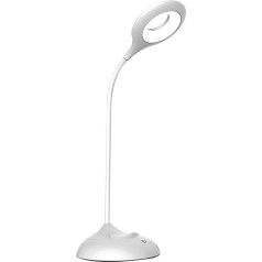 SOLUSTRE Tischlampe, Leselampe Flexible Schwanenhals- Augenpflegelampe mit Telefonhalter