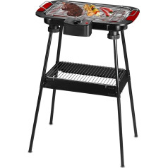 Techwood TBQ-825P Grill auf Fuß/Tisch, Edelstahl