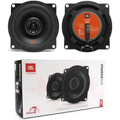 2 skaļruņi saderīgi ar JBL Stage2 524 2-way Coaxial 5,25 collas 13,00 cm 130 mm 35 W RMS un 210 W Max 4 Ohm 90 dB SPL auto vienam pārim